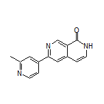 6-(2-Methylpyridin-4-yl)-2,7-naphthyridin-1(2H)-one
