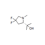 (S)-2-(4,4-Difluoro-1-methyl-2-pyrrolidinyl)-2-propanol