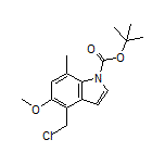 1-Boc-4-(chloromethyl)-5-methoxy-7-methyl-1H-indole