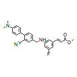 Methyl (E)-3-[3-[[[2-Cyano-4’-(dimethylamino)-4-biphenylyl]methyl]amino]-5-fluorophenyl]acrylate