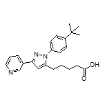 5-[1-[4-(tert-Butyl)phenyl]-3-(pyridin-3-yl)-1H-pyrazol-5-yl]pentanoic Acid