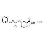 (2S,4S)-4-(Cbz-amino)piperidine-2-carboxylic Acid Hydrochloride