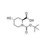 (2S,4S)-1-Boc-4-hydroxypiperidine-2-carboxylic Acid