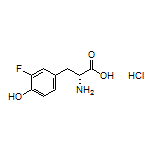 (R)-2-Amino-3-(3-fluoro-4-hydroxyphenyl)propanoic Acid Hydrochloride