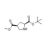 2-(tert-Butyl) 4-Methyl (2S,4S)-pyrrolidine-2,4-dicarboxylate