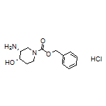 (3R,4S)-3-Amino-1-Cbz-piperidin-4-ol Hydrochloride
