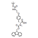 (R)-2-[Fmoc-(methyl)amino]-3-[4-[2-(Boc-amino)ethoxy]phenyl]propanoic Acid