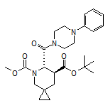 7-(tert-Butyl) 5-Methyl (6S,7S)-6-(4-Phenylpiperazine-1-carbonyl)-5-azaspiro[2.5]octane-5,7-dicarboxylate