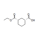 (1R,3S)-3-(Ethoxycarbonyl)cyclohexanecarboxylic Acid