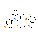 (Z)-2-[Bis[3-(dimethylamino)propyl]amino]-4-[[3-methylbenzo[d]thiazol-2(3H)-ylidene]methyl]-1-phenylquinolin-1-ium