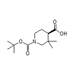 (R)-1-Boc-3,3-dimethylpiperidine-4-carboxylic Acid