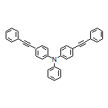 N-Phenyl-4-(phenylethynyl)-N-[4-(phenylethynyl)phenyl]aniline