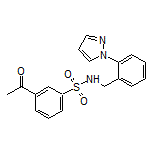 N-[2-(1-Pyrazolyl)benzyl]-3-acetylbenzenesulfonamide