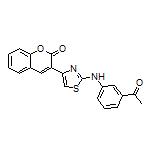 3-[2-[(3-Acetylphenyl)amino]-4-thiazolyl]-2H-chromen-2-one
