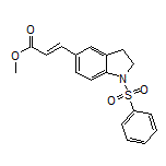 Methyl (E)-3-[1-(Phenylsulfonyl)indolin-5-yl]acrylate