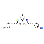 Iodophenylmethylene Bis[3-(4-chlorophenyl)propanoate]