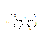 7-Bromo-4-chloro-6-methoxybenzo[4,5]thieno[3,2-d]pyrimidine