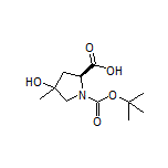 (2S)-1-Boc-4-羟基-4-甲基吡咯烷-2-甲酸