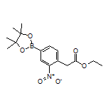 4-(2-Ethoxy-2-oxoethyl)-3-nitrophenylboronic Acid Pinacol Ester