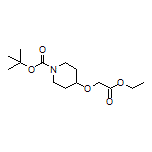Ethyl 2-[(1-Boc-piperidin-4-yl)oxy]acetate