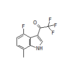 2,2,2-Trifluoro-1-(4-fluoro-7-methyl-1H-indol-3-yl)ethan-1-one