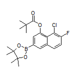 [5-Chloro-6-fluoro-4-(pivaloyloxy)naphthalen-2-yl]boronic Acid Pinacol Ester