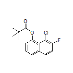 8-Chloro-7-fluoronaphthalen-1-yl Pivalate