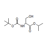 Isopropyl 2-(Boc-amino)-3-hydroxypropanoate