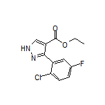 Ethyl 3-(2-Chloro-5-fluorophenyl)-1H-pyrazole-4-carboxylate