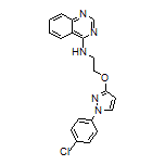 N-[2-[[1-(4-Chlorophenyl)-3-pyrazolyl]oxy]ethyl]quinazolin-4-amine
