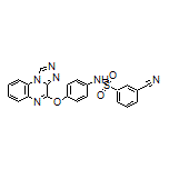 N-[4-([1,2,4]Triazolo[4,3-a]quinoxalin-4-yloxy)phenyl]-3-cyanobenzenesulfonamide