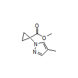 Methyl 1-(4-Methyl-1H-pyrazol-1-yl)cyclopropane-1-carboxylate