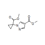 Methyl 1-[1-(Methoxycarbonyl)cyclopropyl]-1H-pyrazole-4-carboxylate