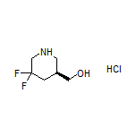 (S)-(5,5-Difluoropiperidin-3-yl)methanol Hydrochloride