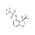 (S)-3-(tert-Butyl)-3-oxido-2H-benzo[d][1,3]oxaphosphol-4-yl Trifluoromethanesulfonate