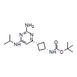 6-[(1S,3S)-3-(Boc-amino)cyclobutyl]-N4-isopropylpyrimidine-2,4-diamine