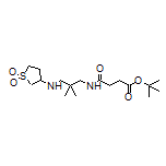 tert-Butyl 4-[[3-[(1,1-Dioxidotetrahydrothiophen-3-yl)amino]-2,2-dimethylpropyl]amino]-4-oxobutanoate