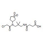 4-[[3-[2-Chloro-N-(1,1-dioxidotetrahydrothiophen-3-yl)acetamido]-2,2-dimethylpropyl]amino]-4-oxobutanoic Acid