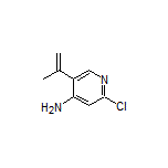 4-Amino-2-chloro-5-(prop-1-en-2-yl)pyridine