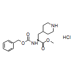 Methyl (S)-2-(Cbz-amino)-3-(piperidin-4-yl)propanoate Hydrochloride