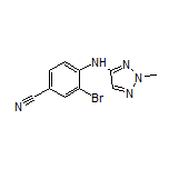3-Bromo-4-[(2-methyl-2H-1,2,3-triazol-4-yl)amino]benzonitrile