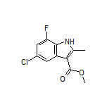 Methyl 5-Chloro-7-fluoro-2-methyl-1H-indole-3-carboxylate