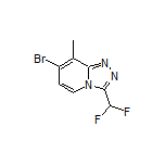 7-Bromo-3-(difluoromethyl)-8-methyl-[1,2,4]triazolo[4,3-a]pyridine