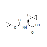 (S)-2-(Boc-amino)-3-(1-fluorocyclopropyl)propanoic Acid