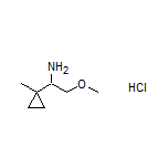 2-Methoxy-1-(1-methylcyclopropyl)ethanamine Hydrochloride