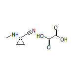 1-(Methylamino)cyclopropanecarbonitrile Oxalate