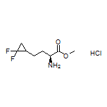 Methyl (2S)-2-Amino-4-(2,2-difluorocyclopropyl)butanoate Hydrochloride