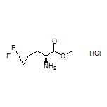 Methyl (2S)-2-Amino-3-(2,2-difluorocyclopropyl)propanoate Hydrochloride