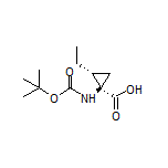 (1R,2R)-1-(Boc-amino)-2-ethylcyclopropanecarboxylic Acid