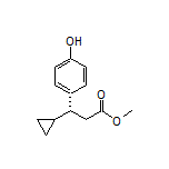 Methyl (R)-3-Cyclopropyl-3-(4-hydroxyphenyl)propanoate